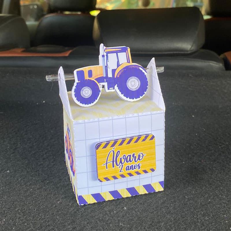 Kit Festa Trator Completo | Arquivos Silhouette + PDF + Fontes - imagem 7