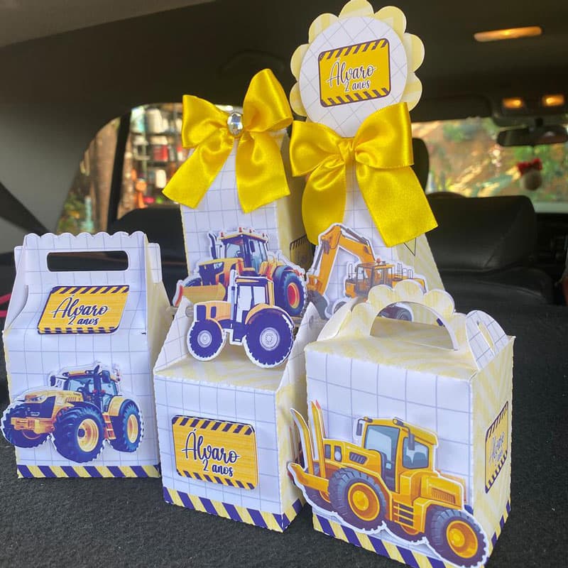 Kit Festa Trator Completo | Arquivos Silhouette + PDF + Fontes - imagem 5