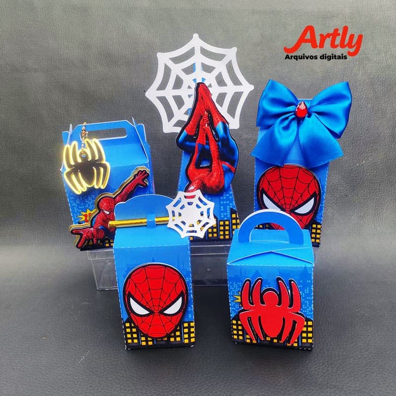 Kit Festa Personalizado Homem-Aranha | PDF + Studio Silhouette