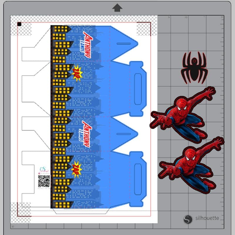 Kit Festa Personalizado Homem-Aranha | PDF + Studio Silhouette - imagem 2