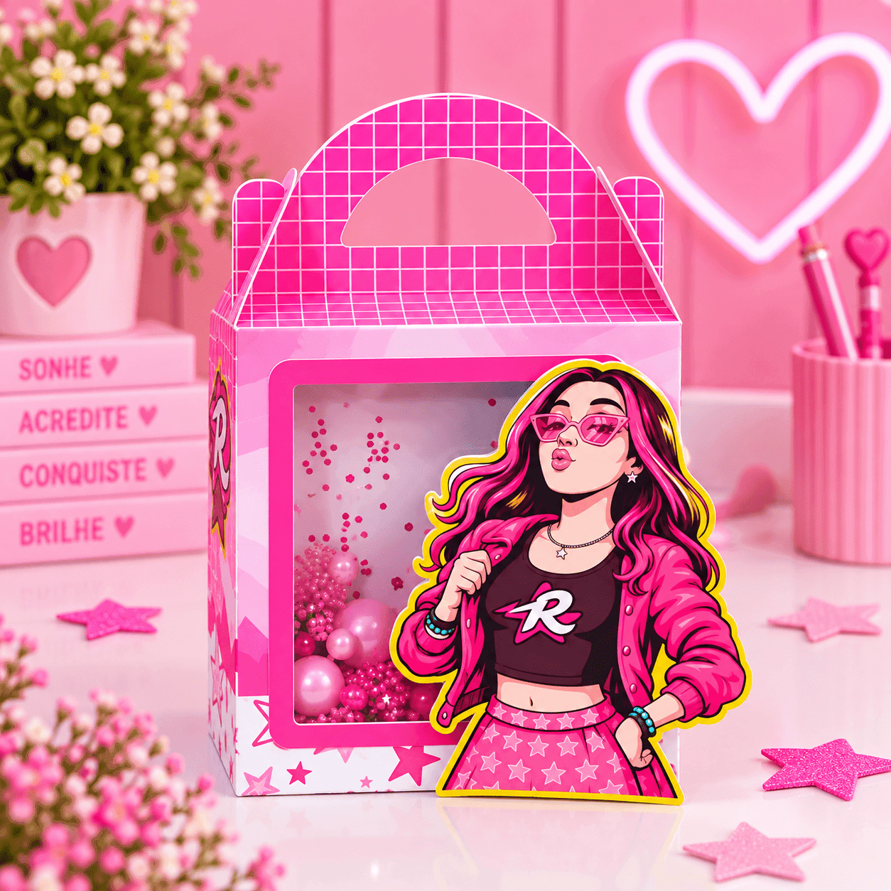 Kit Festa Personalizado Emilly Vick 2 | Arquivo Digital PDF + Studio Silhouette + Fonte - imagem 3