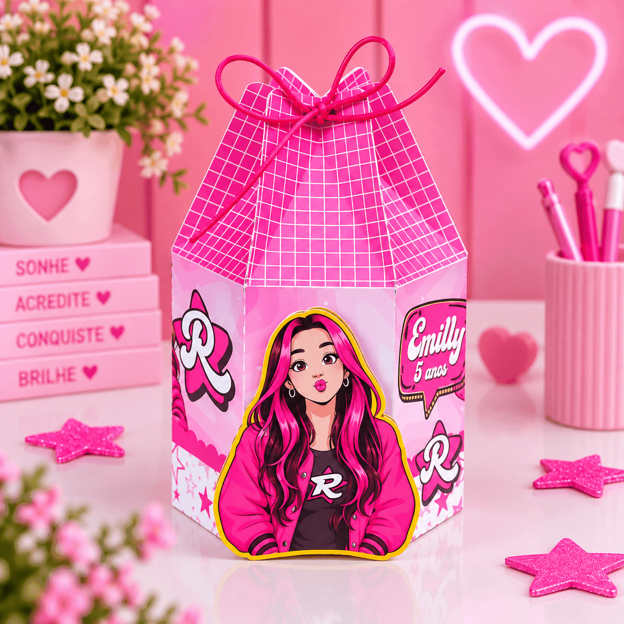 Kit Festa Personalizado Emilly Vick 2 | Arquivo Digital PDF + Studio Silhouette + Fonte - imagem 4