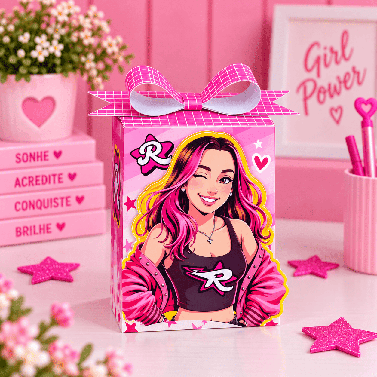 Kit Festa Personalizado Emilly Vick 2 | Arquivo Digital PDF + Studio Silhouette + Fonte - imagem 5