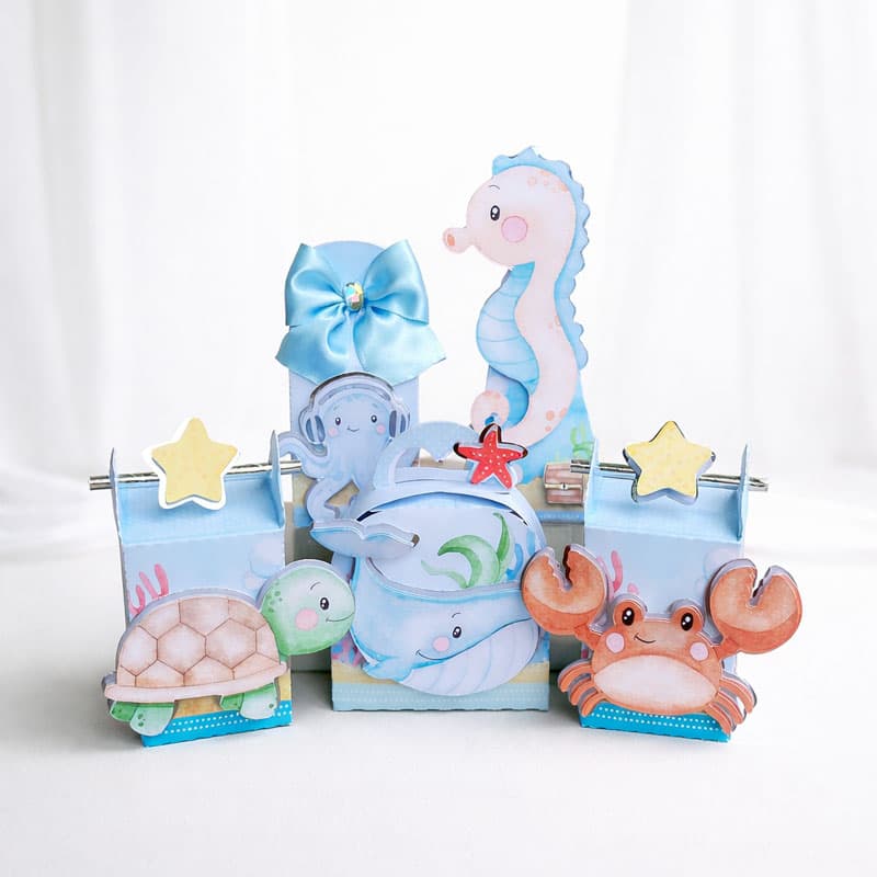 Kit Festa Fundo do Mar Completo | Arquivos Silhouette + PDF + Fontes