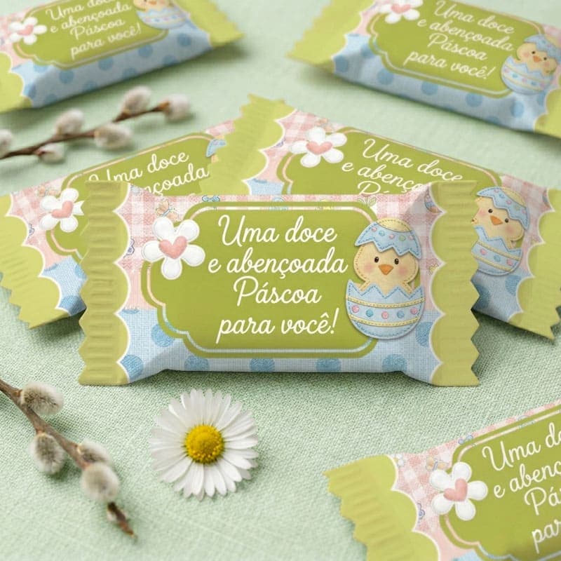 Kit Embalagens para Balas Páscoa | 6 Artes PNG + PDF para Imprimir - imagem 4