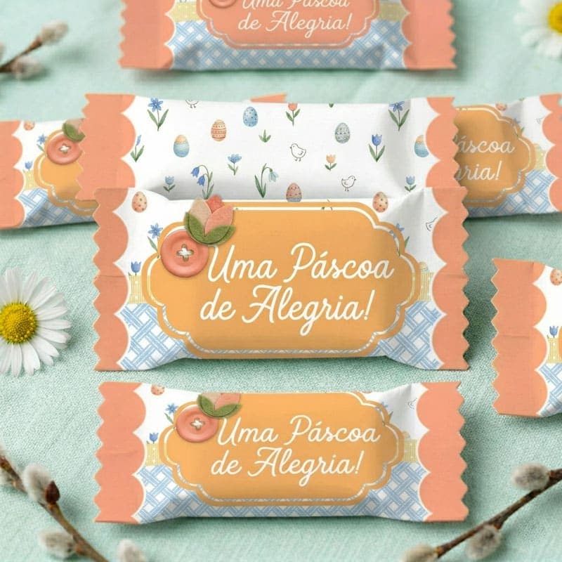 Kit Embalagens para Balas Páscoa | 6 Artes PNG + PDF para Imprimir - imagem 5