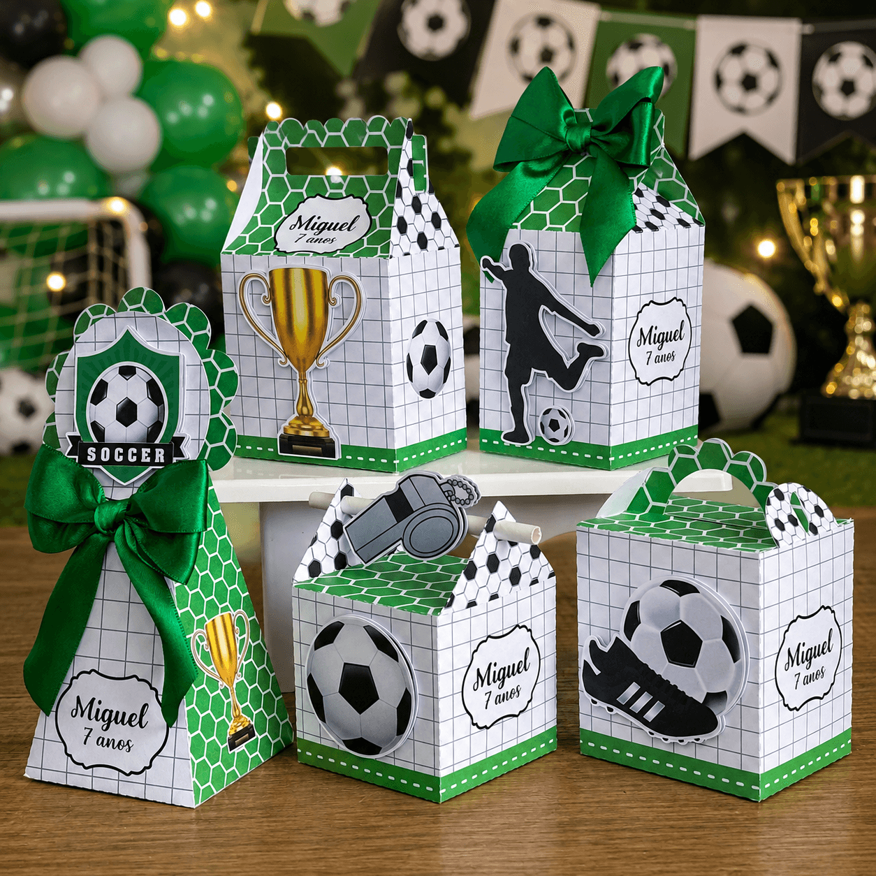 Kit Festa Personalizado Futebol | PDF + Studio Silhouette