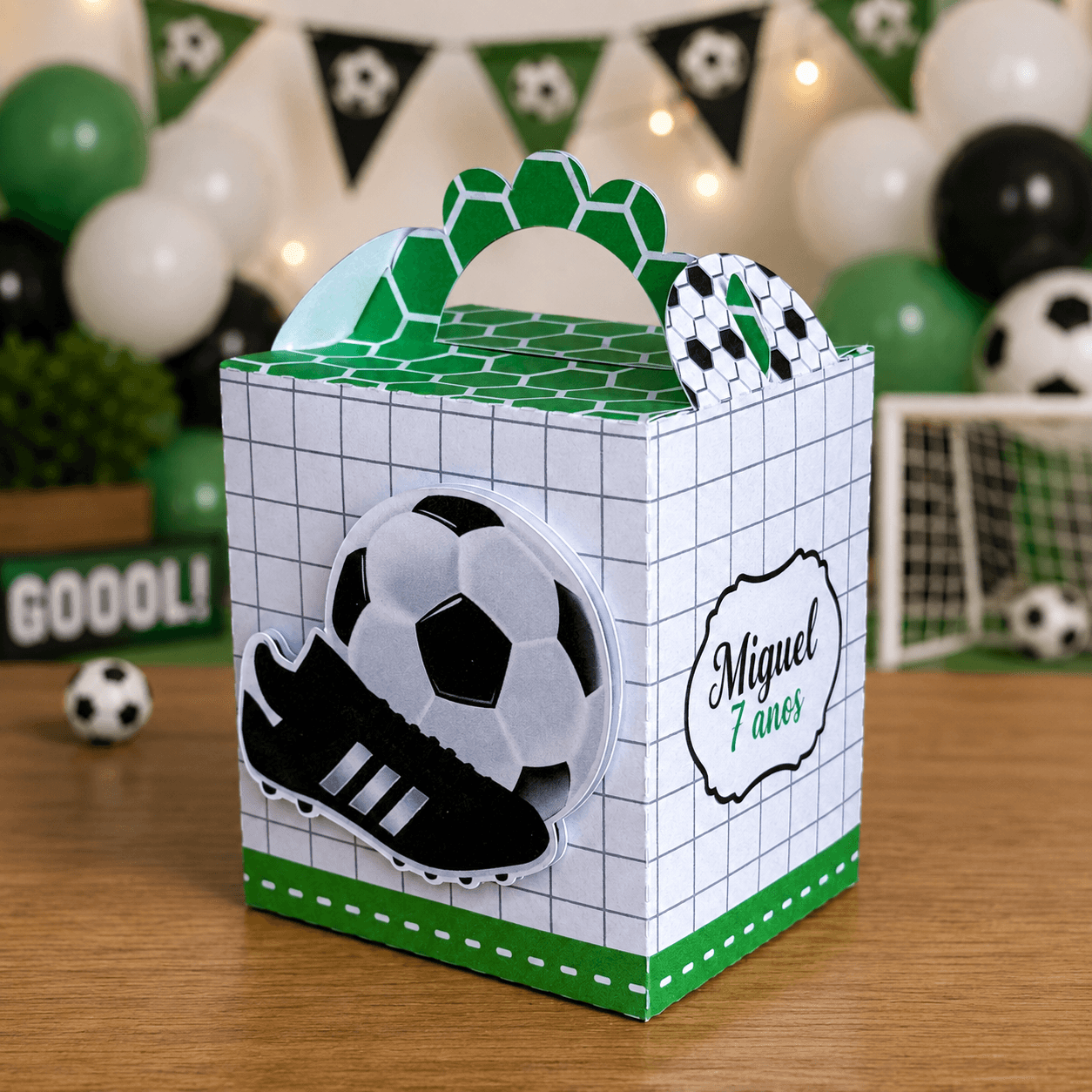Kit Festa Personalizado Futebol | PDF + Studio Silhouette - imagem 4