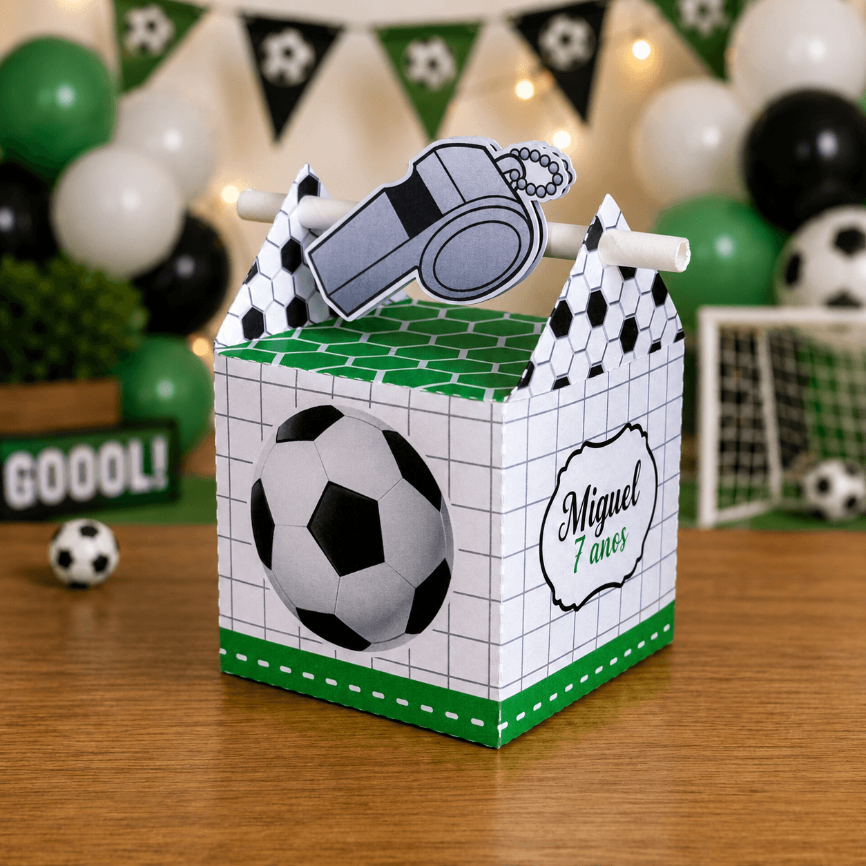 Kit Festa Personalizado Futebol | PDF + Studio Silhouette - imagem 6