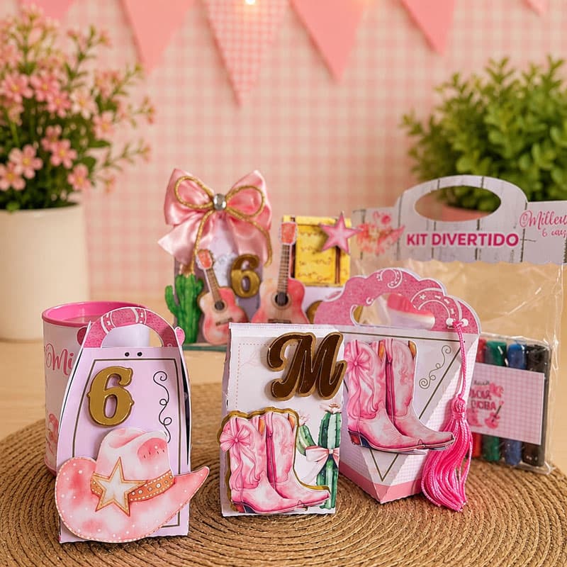 Kit Festa Personalizado Boiadeira | PDF + Studio Silhouette
