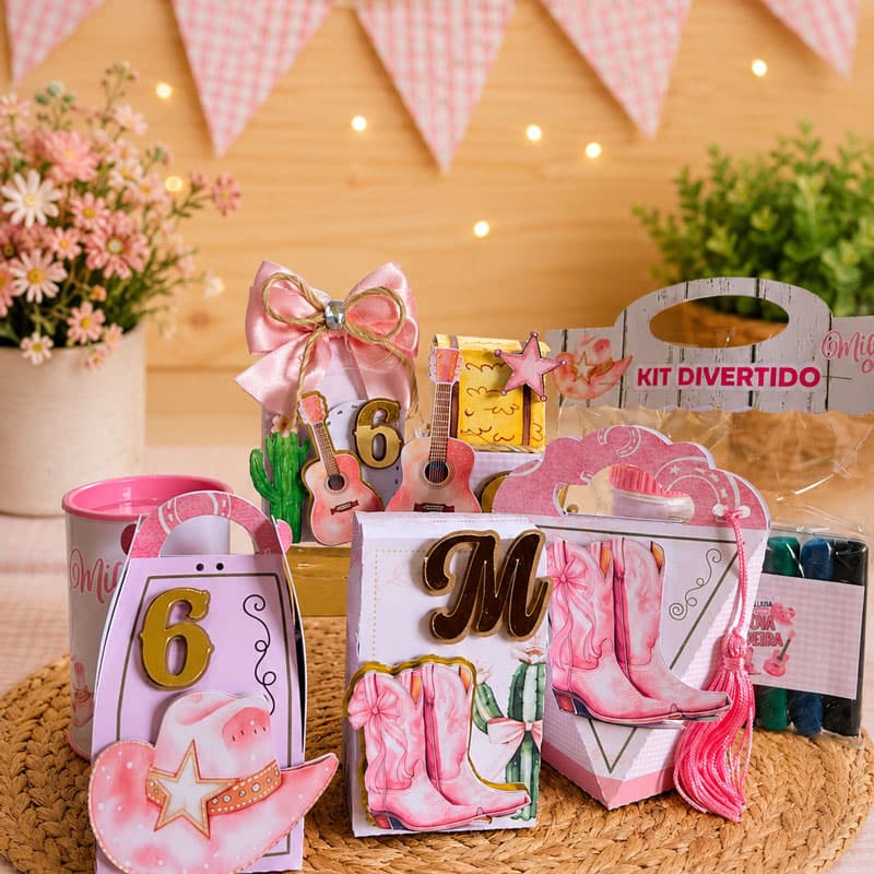 Kit Festa Personalizado Boiadeira | PDF + Studio Silhouette - imagem 2