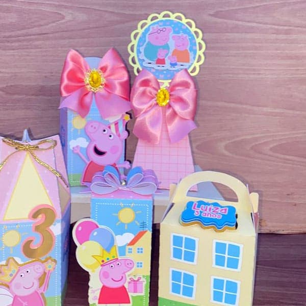 Kit Festa Personalizado Peppa Pig | Arquivo Digital PDF + Studio Silhouette - imagem 3