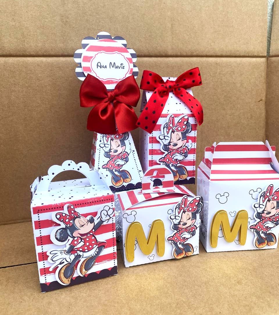 Kit Festa Personalizado Minnie Vermelha | PDF + Studio Silhouette - imagem 2