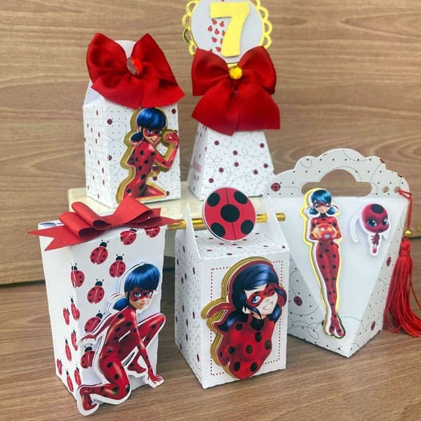 Kit Festa Personalizado Ladybug | Arquivo Digital PDF + Studio Silhouette - imagem 3