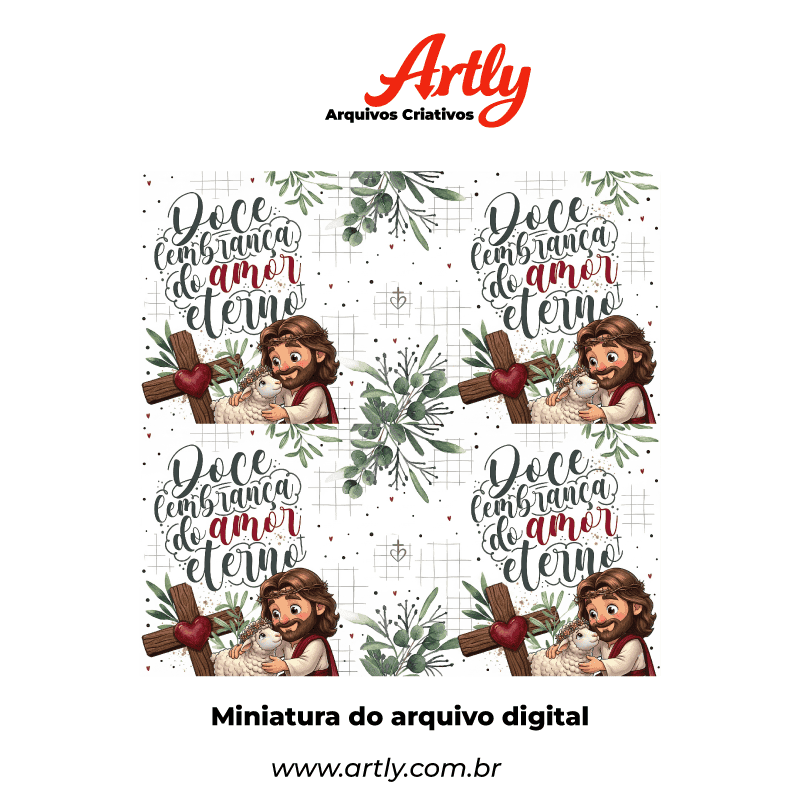 Mockup Caneca Cerâmica Páscoa Cristã | Arte Sublimação PNG + PDF - imagem 6