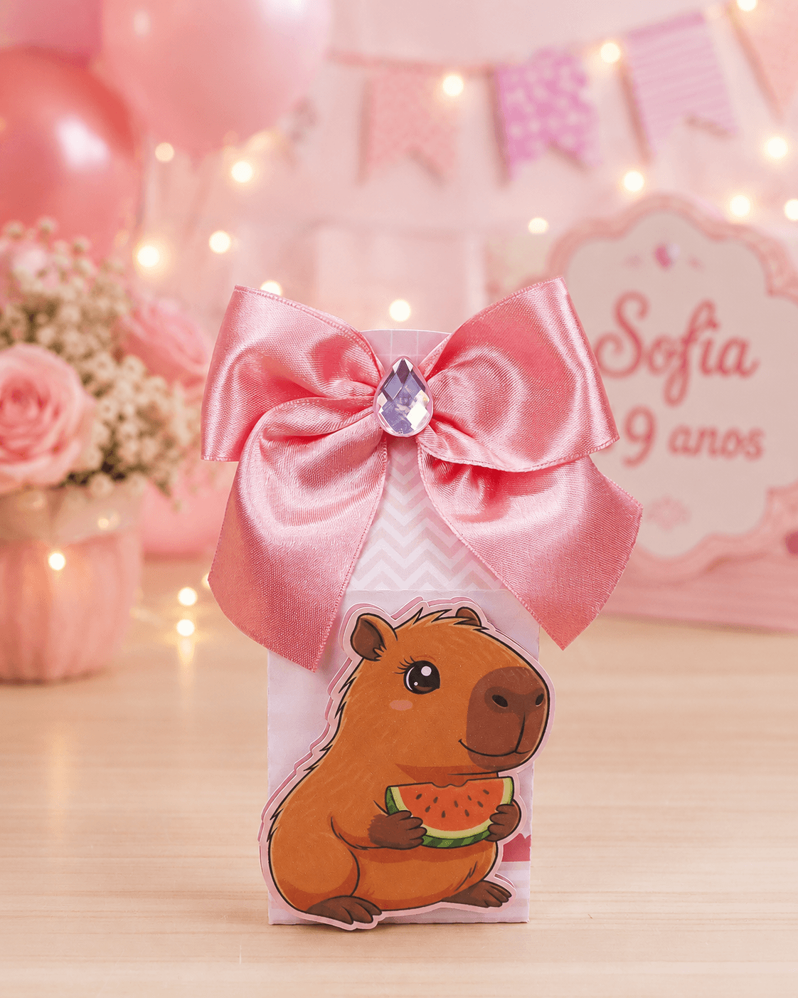 Kit Festa Personalizado Capivara | PDF + Studio Silhouette - imagem 6