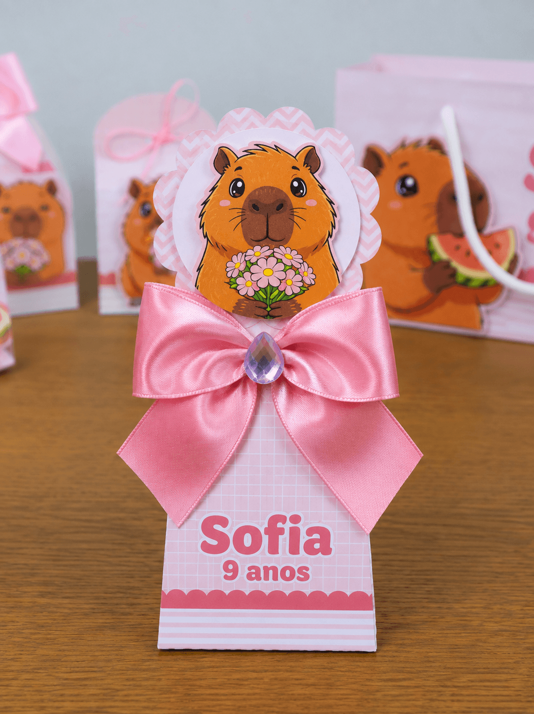 Kit Festa Personalizado Capivara | PDF + Studio Silhouette - imagem 8