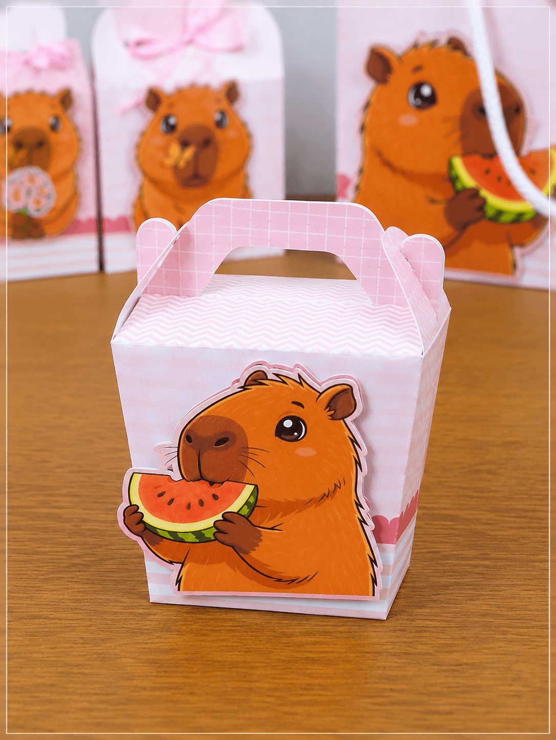 Kit Festa Personalizado Capivara | PDF + Studio Silhouette - imagem 9