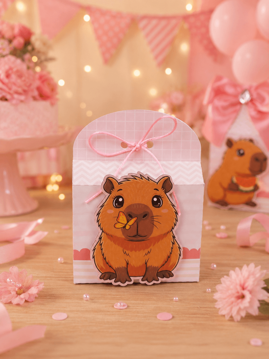 Kit Festa Personalizado Capivara | PDF + Studio Silhouette - imagem 11