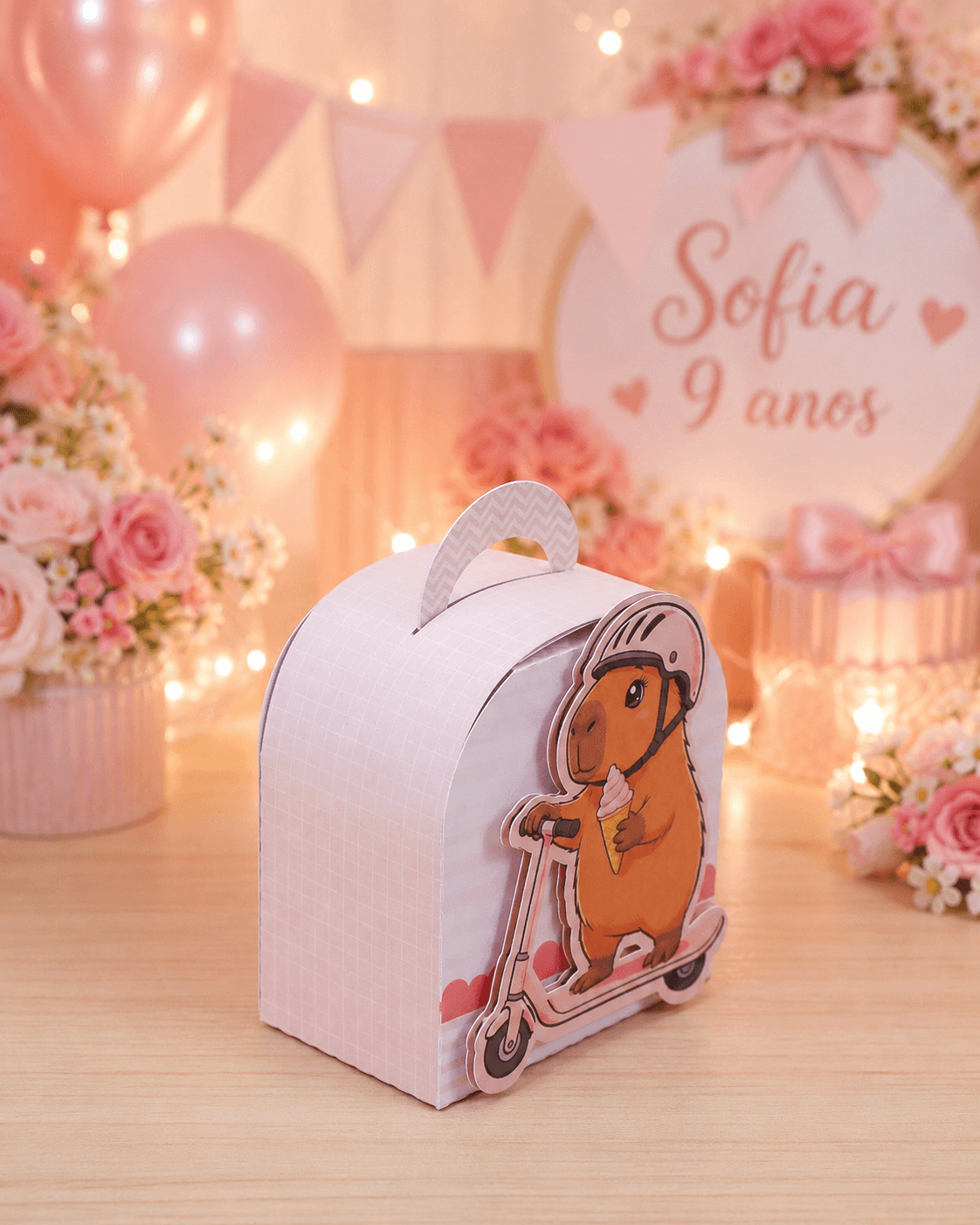 Kit Festa Personalizado Capivara | PDF + Studio Silhouette - imagem 2