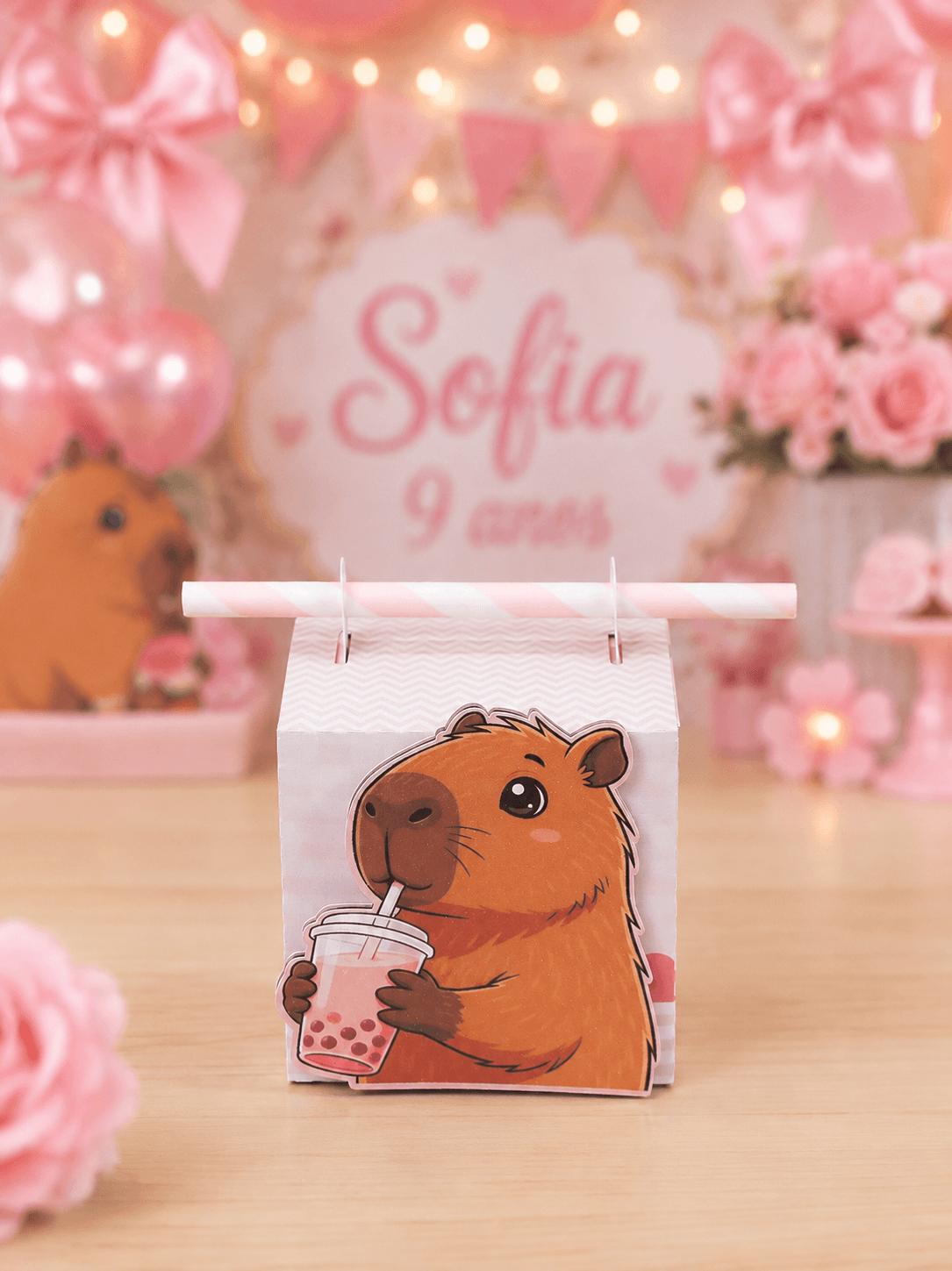 Kit Festa Personalizado Capivara | PDF + Studio Silhouette - imagem 3