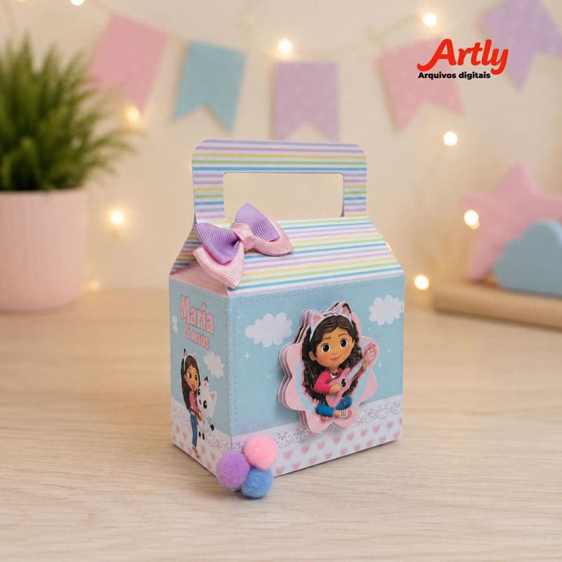 Kit Festa Personalizado Casa Mágica de Gaby para Imprimir | Arquivos PDF e Studio - imagem 3