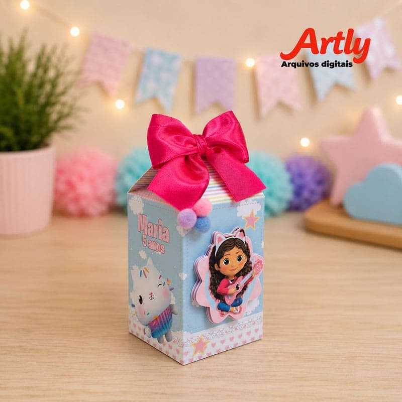 Kit Festa Personalizado Casa Mágica de Gaby para Imprimir | Arquivos PDF e Studio - imagem 5