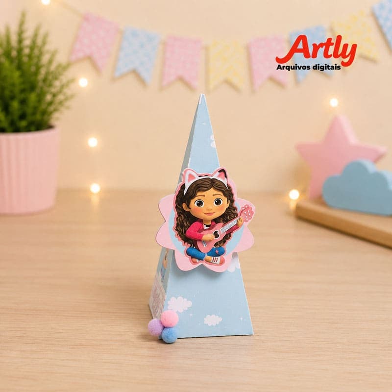 Kit Festa Personalizado Casa Mágica de Gaby para Imprimir | Arquivos PDF e Studio - imagem 6