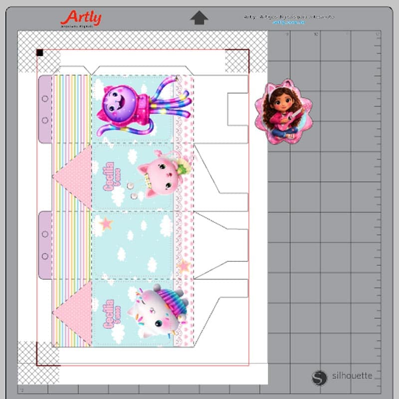 Kit Festa Personalizado Casa Mágica de Gaby para Imprimir | Arquivos PDF e Studio - imagem 2