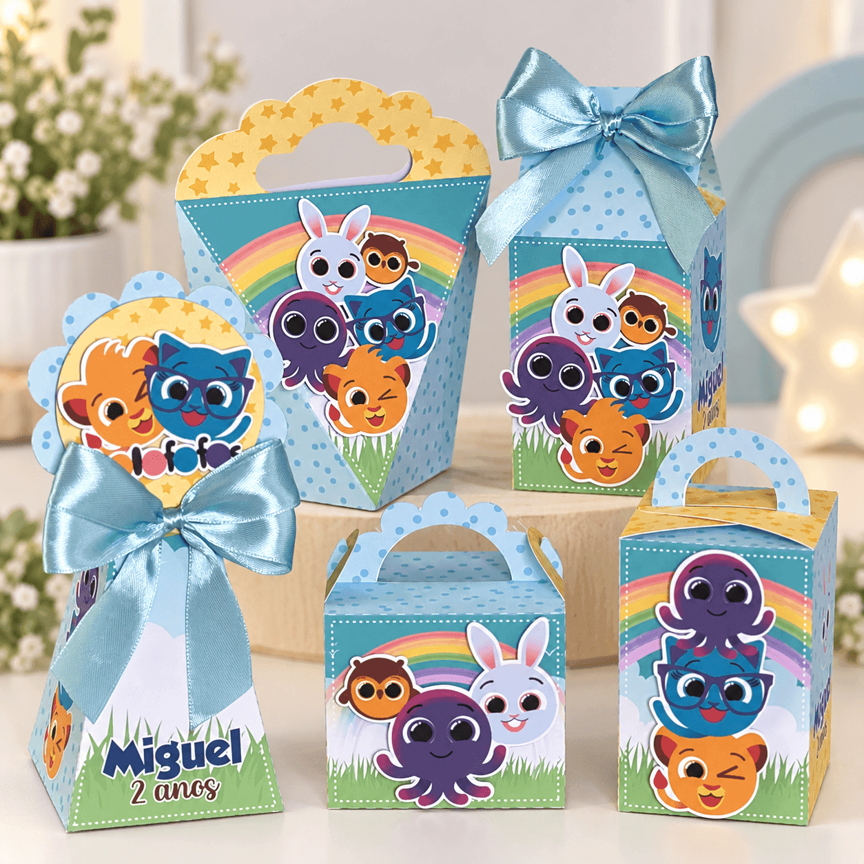 Kit Festa Personalizado Bolofofos | Arquivo Digital PDF + Studio Silhouette