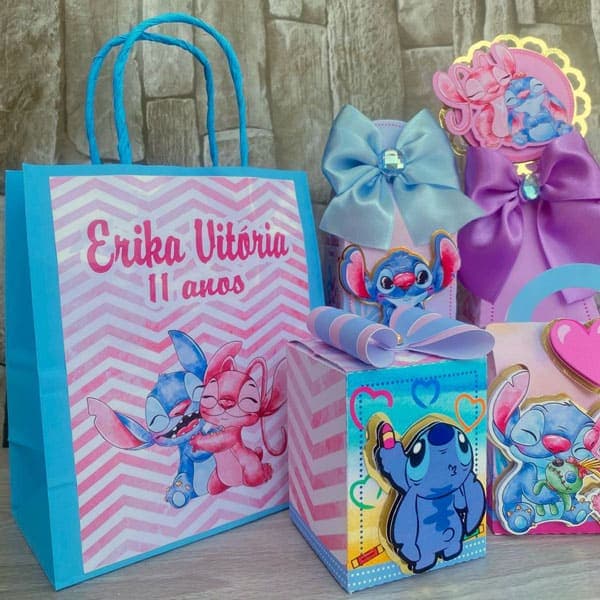 Kit Festa Personalizado Stitch | Arquivo Digital PDF + Studio Silhouette - imagem 4