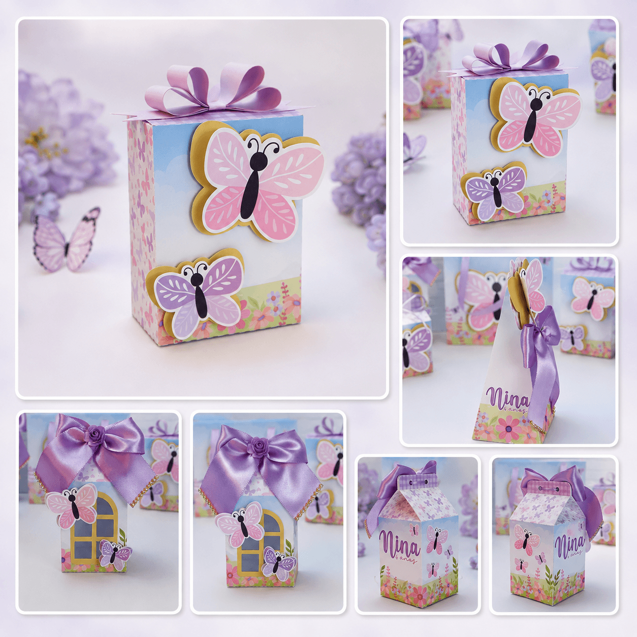 Kit Festa Personalizado Jardim Lilás | Arquivo Digital PDF + Studio Silhouette - imagem 2