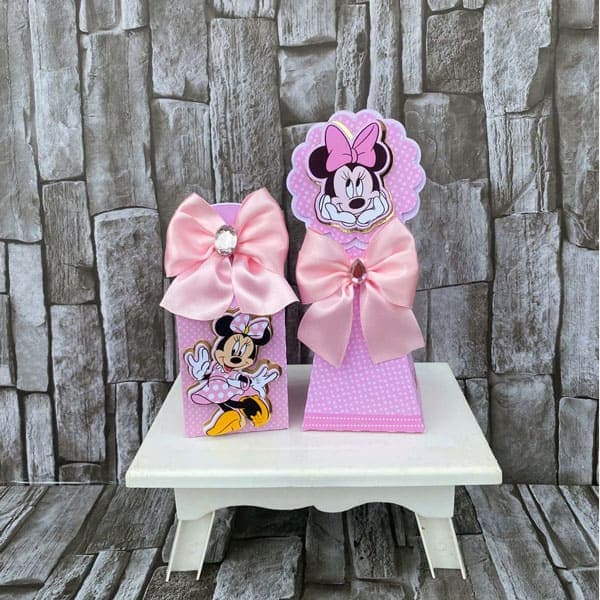 it Festa Personalizado Minnie Rosa | Arquivo Digital PDF + Studio Silhouette - imagem 2