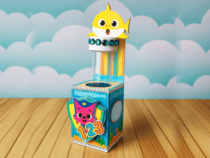 🦈 Baby Shark Azul – Arquivo Digital Silhouette e PDF | Kit para Recorte - imagem 10