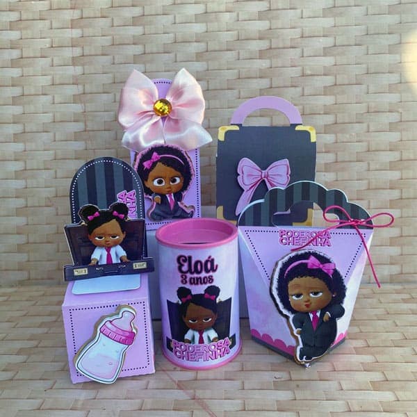 Kit Festa Personalizado Poderosa Chefinha | Arquivo Digital PDF + Studio Silhouette
