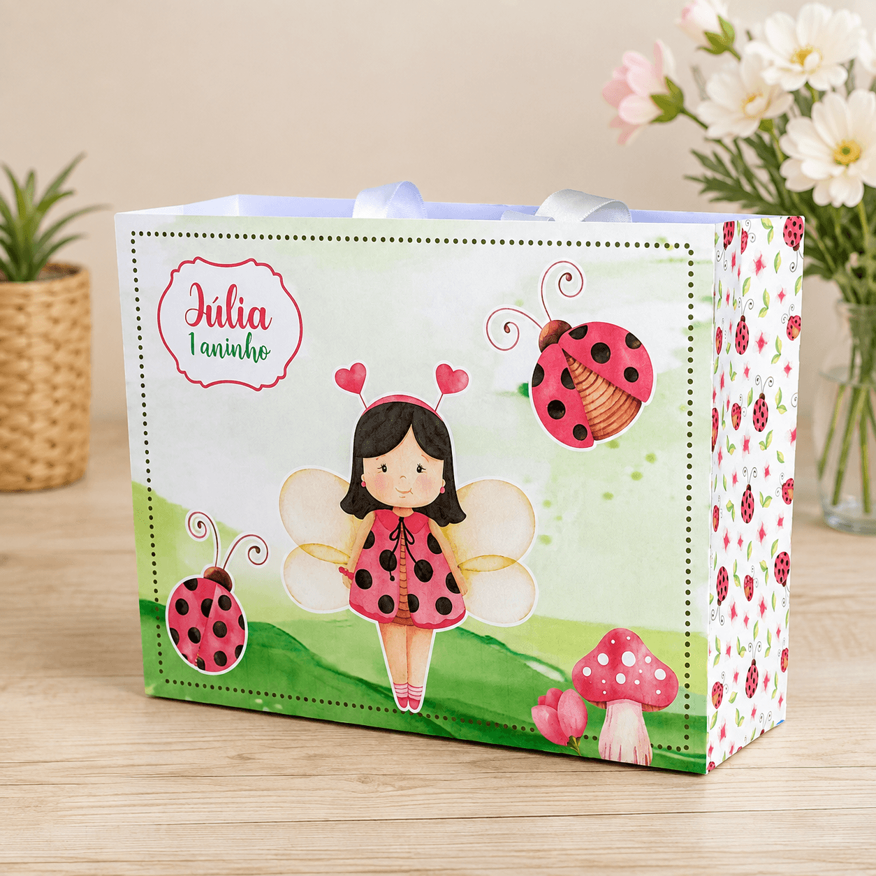 Kit Festa Personalizado Joaninha | Arquivo Digital PDF + Studio Silhouette - imagem 3