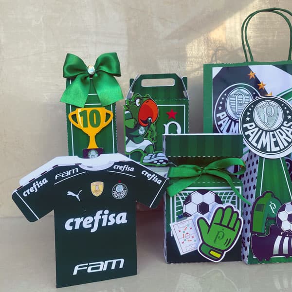 Kit Festa Palmeiras | Arquivo Digital Studio Silhouette + Elementos + Papéis Digitais - imagem 2