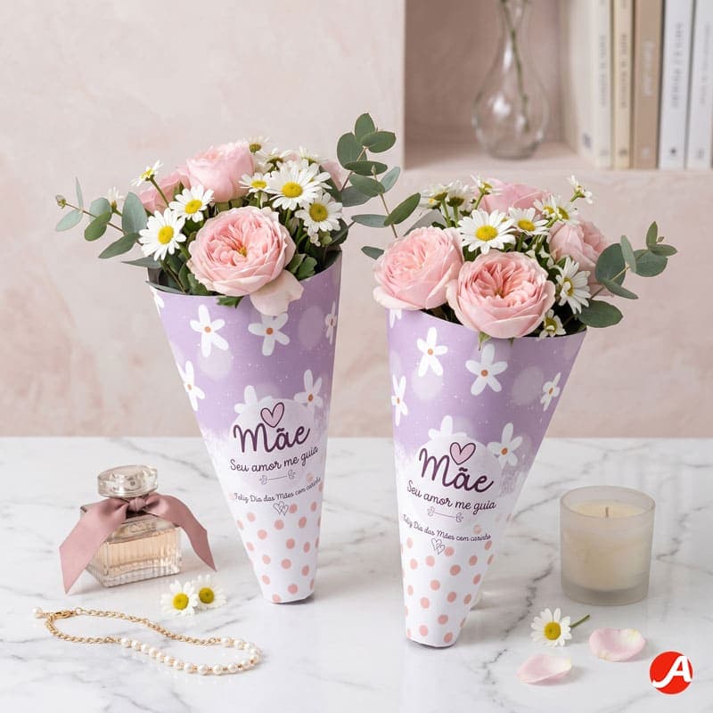 Envelope para Flores Dia das Mães “Seu Amor Me Guia” | PNG + PDF + Studio - imagem 2