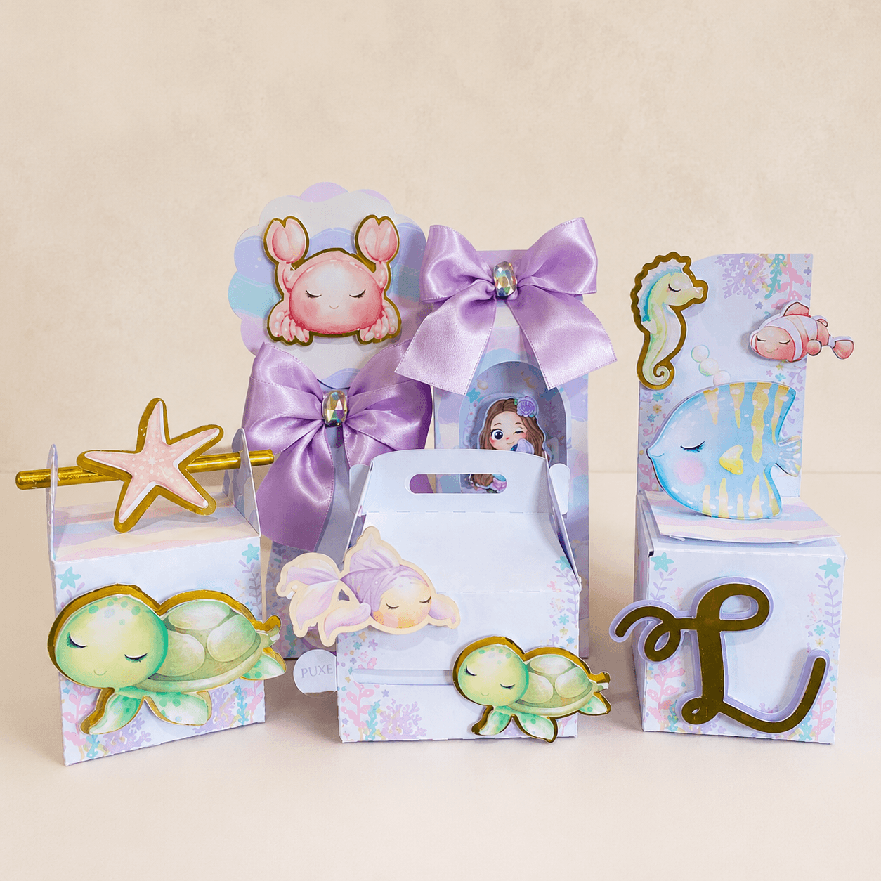 Kit Festa Personalizado Fundo do Mar | PDF + Studio Silhouette - imagem 4