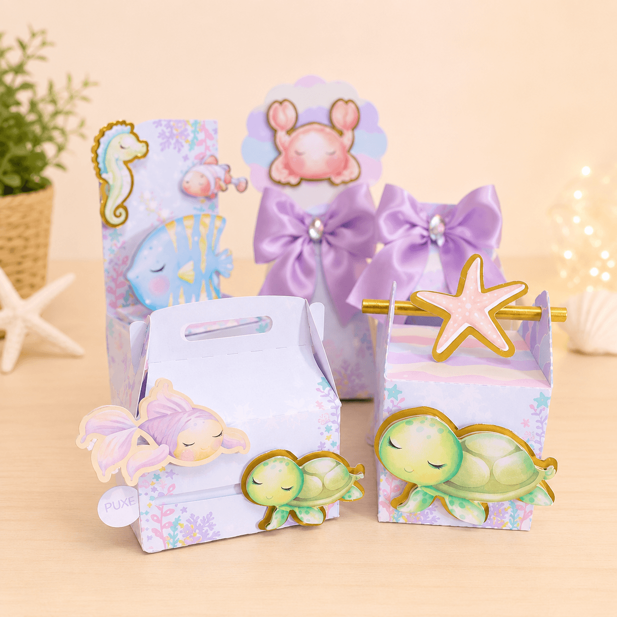 Kit Festa Personalizado Fundo do Mar | PDF + Studio Silhouette - imagem 2