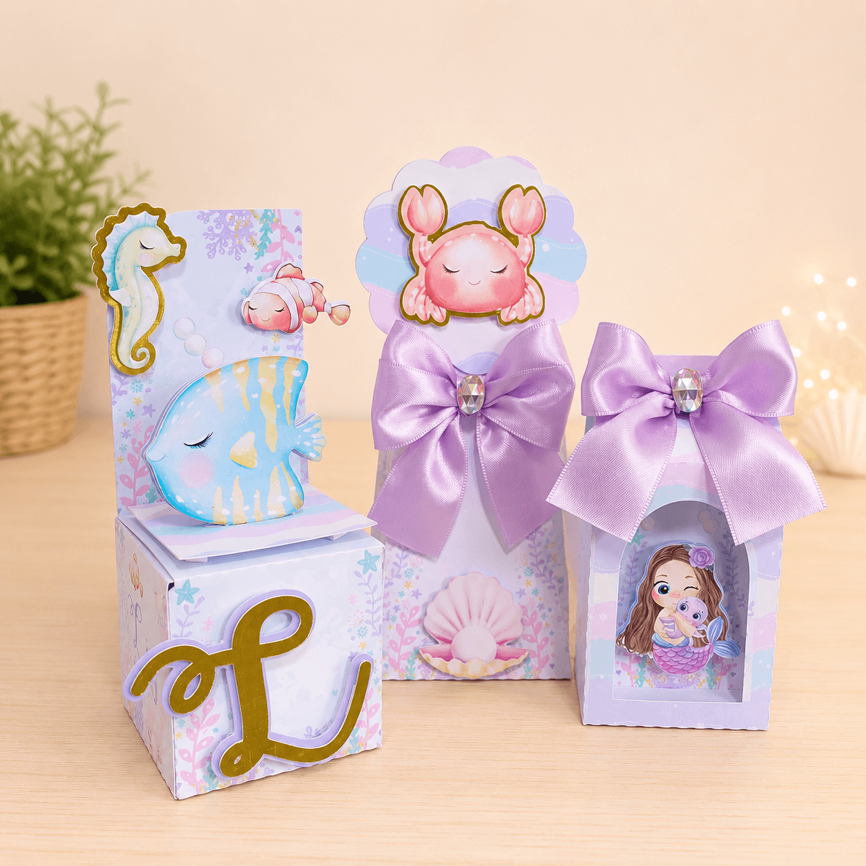 Kit Festa Personalizado Fundo do Mar | PDF + Studio Silhouette - imagem 3