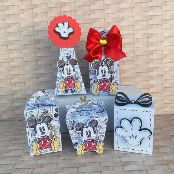 Kit Festa Personalizado Mickey Mouse | Arquivo Digital PDF + Studio Silhouette + Fonte
