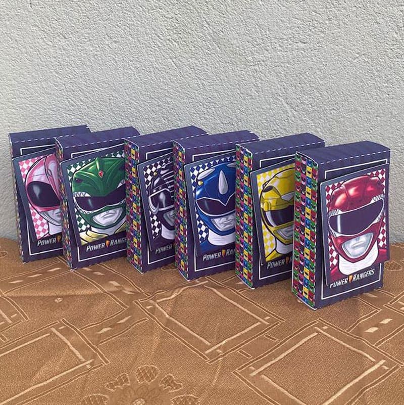 Kit Festa Power Rangers Completo | Arquivos Silhouette + PDF + Fontes - imagem 5