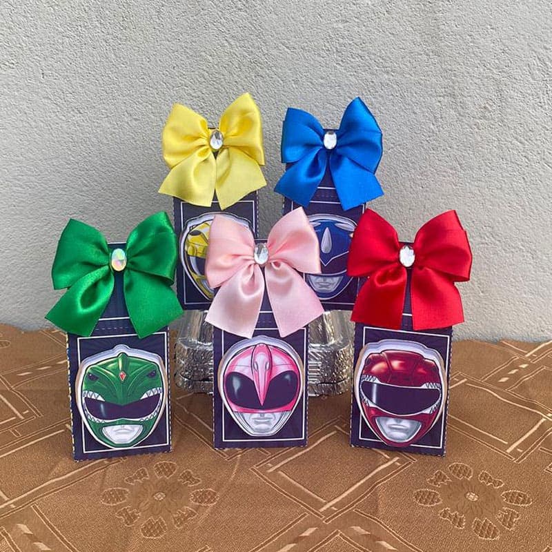 Kit Festa Power Rangers Completo | Arquivos Silhouette + PDF + Fontes - imagem 2