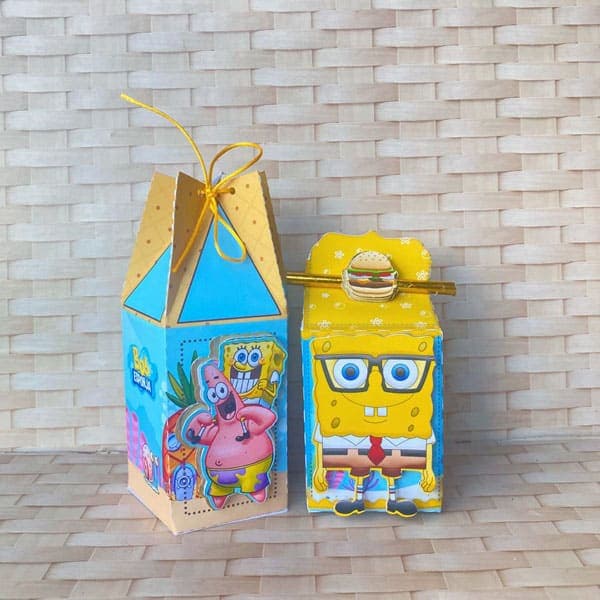 Kit Festa Personalizado Bob Esponja | Arquivo Digital PDF + Studio Silhouette + Fonte - imagem 2