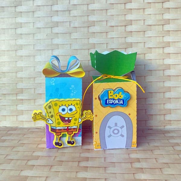 Kit Festa Personalizado Bob Esponja | Arquivo Digital PDF + Studio Silhouette + Fonte - imagem 3
