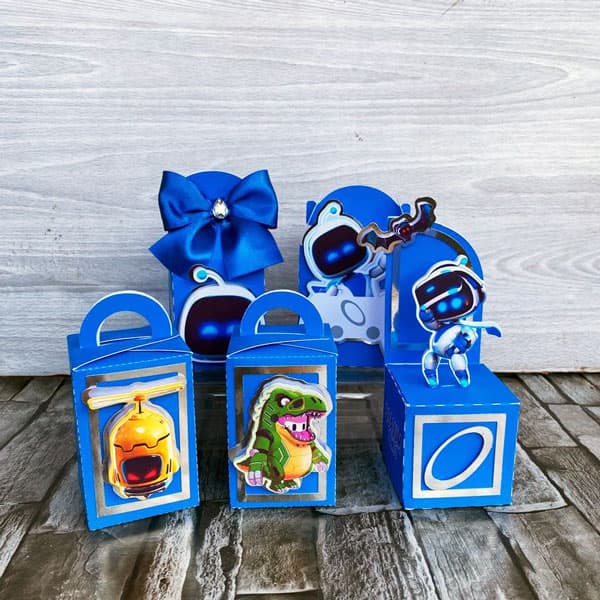 Kit Festa Personalizado Astro Bot | Arquivo Digital PDF + Studio Silhouette