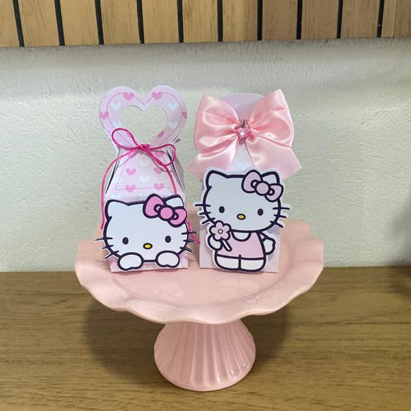 Kit Festa Personalizado Hello Kitty | Arquivo Digital PDF + Studio Silhouette + Fonte - imagem 4