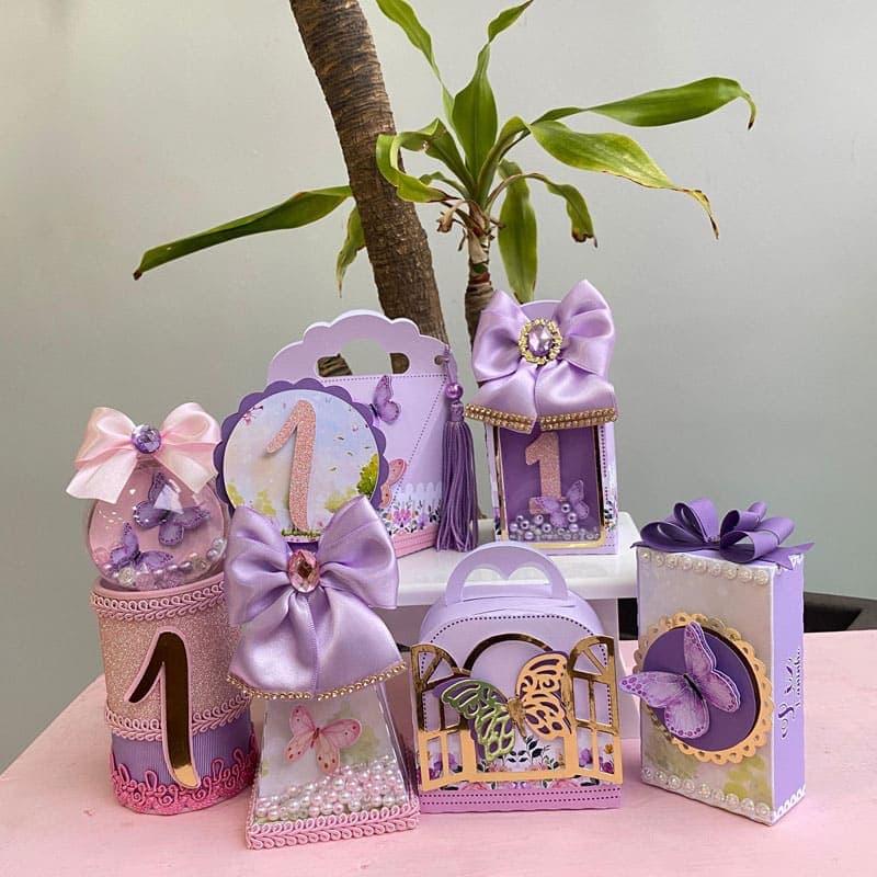 Kit Festa Jardim Lilás Completo | Arquivos Silhouette + PDF Personalizados