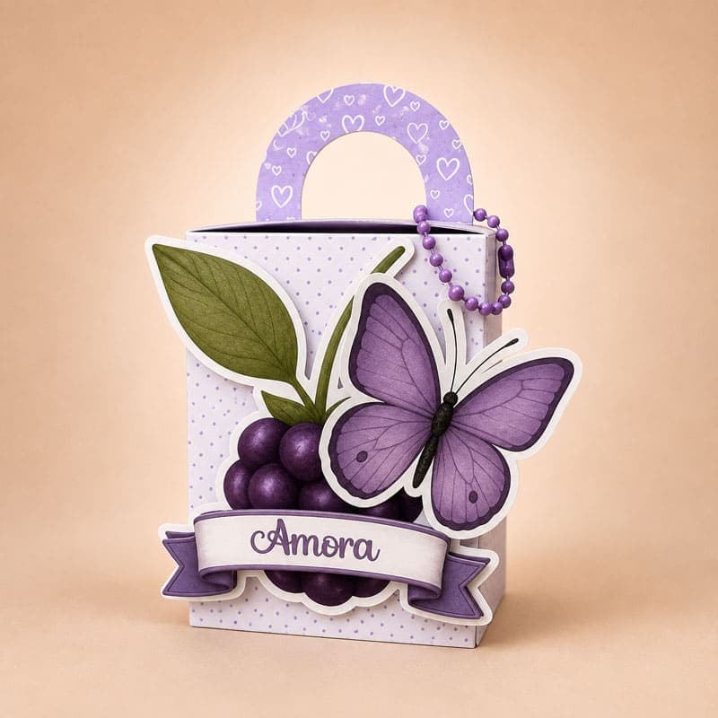 Kit Festa Personalizado Amora | 6 Caixas | PDF + Studio + JPG + Fonte - imagem 2